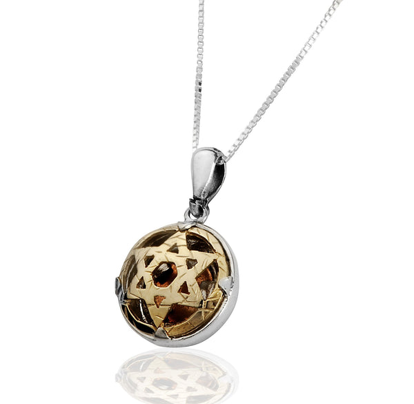 5 Metals Star of David Pendant - HA'ARI JEWELRY Hand-crafted Kabbalah & Jewish jewelry
