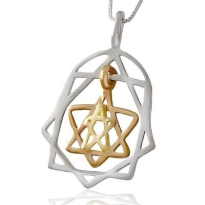 Tikun Hava Hamsa Pendant - HA'ARI JEWELRY Hand-crafted Kabbalah & Jewish jewelry