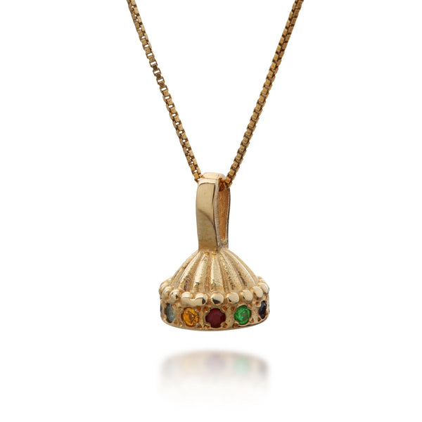 Hoshen Crown Pendant - HA'ARI JEWELRY Hand-crafted Kabbalah & Jewish jewelry